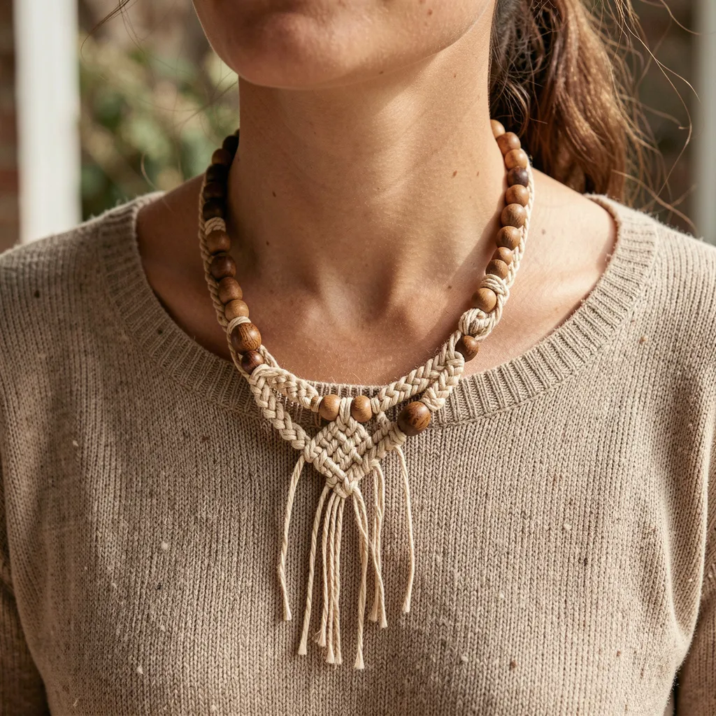 Naturlig belysning makramé fotografi